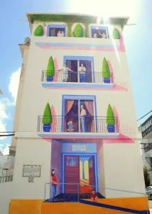 Ruta de los murales, otra vista