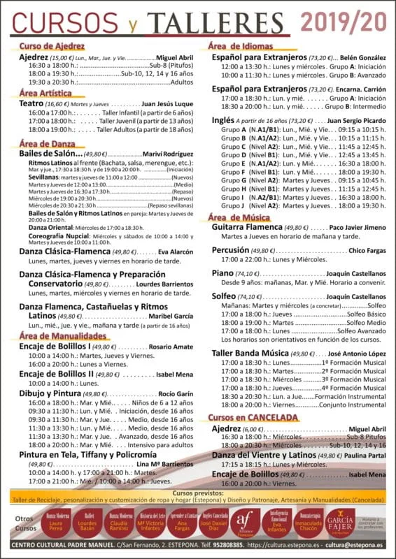 cursos y talleres en Estepona 01