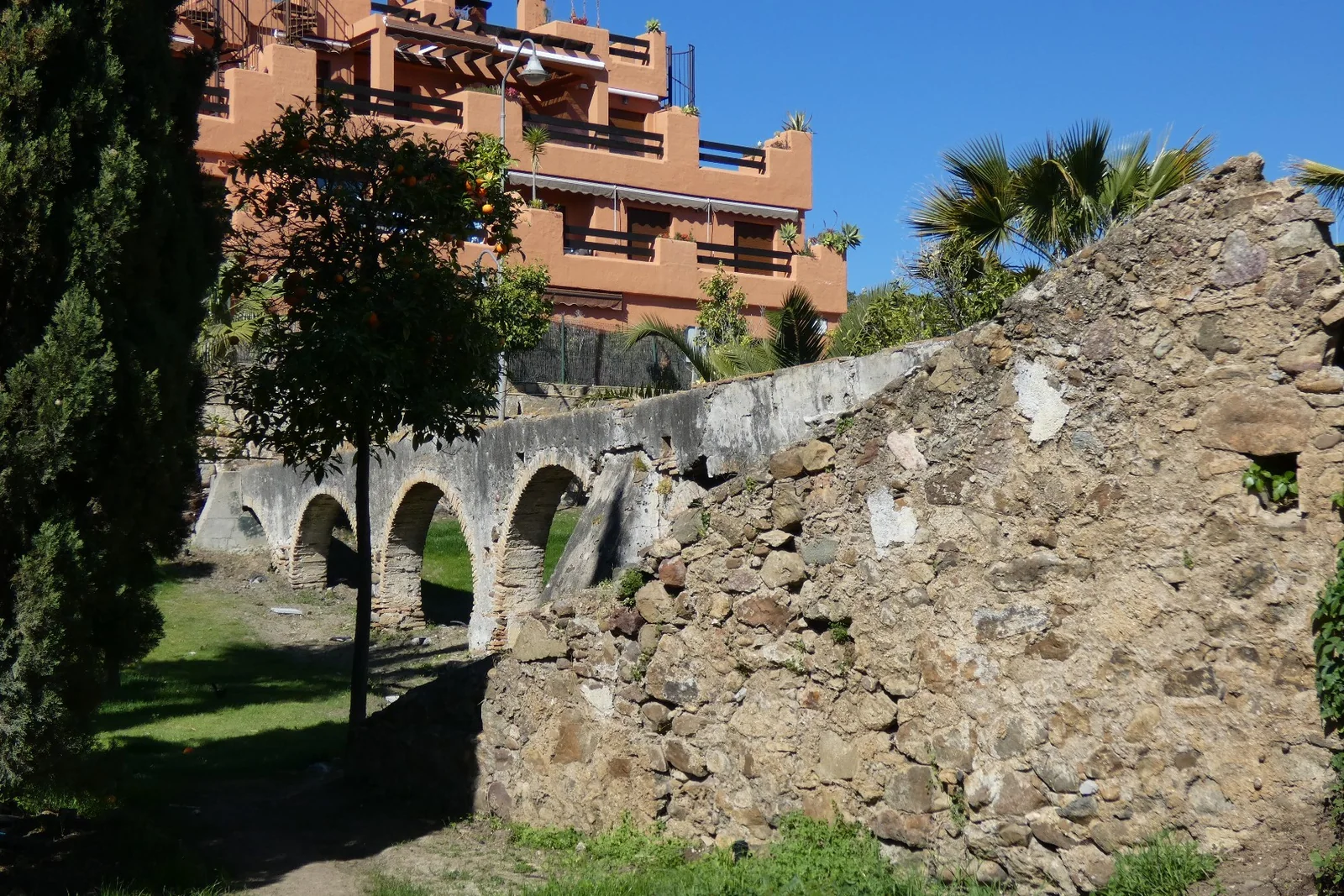 Acueducto del Ángel, otra vista