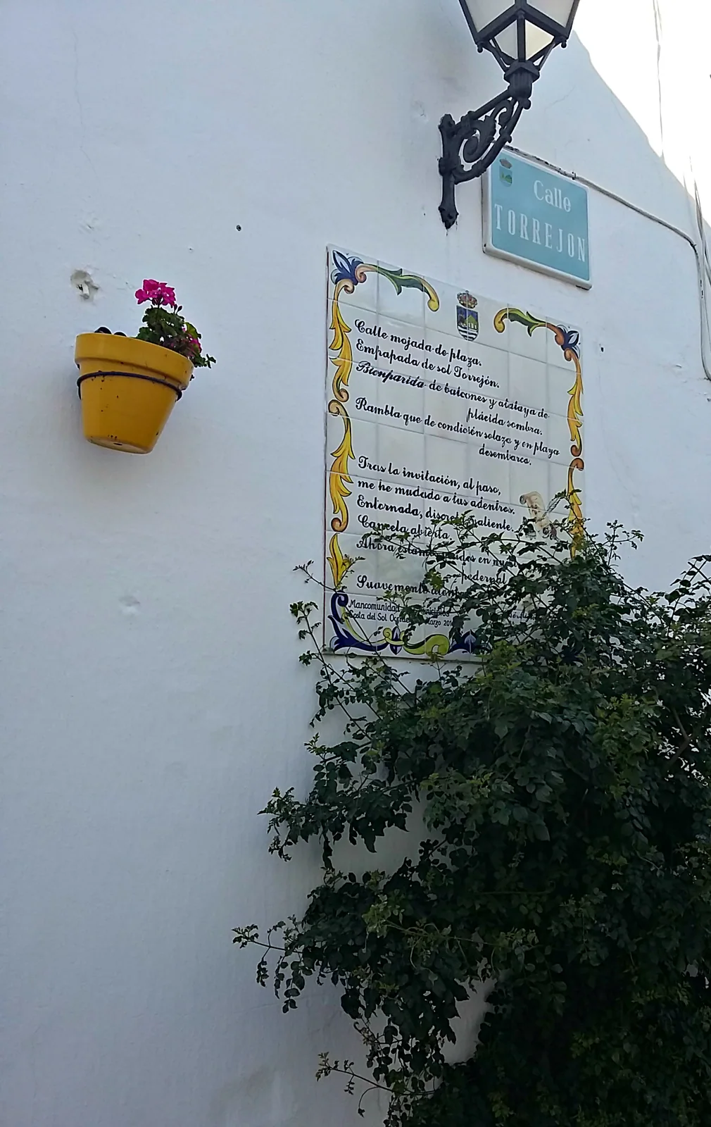 Poema · Calle Torrejón