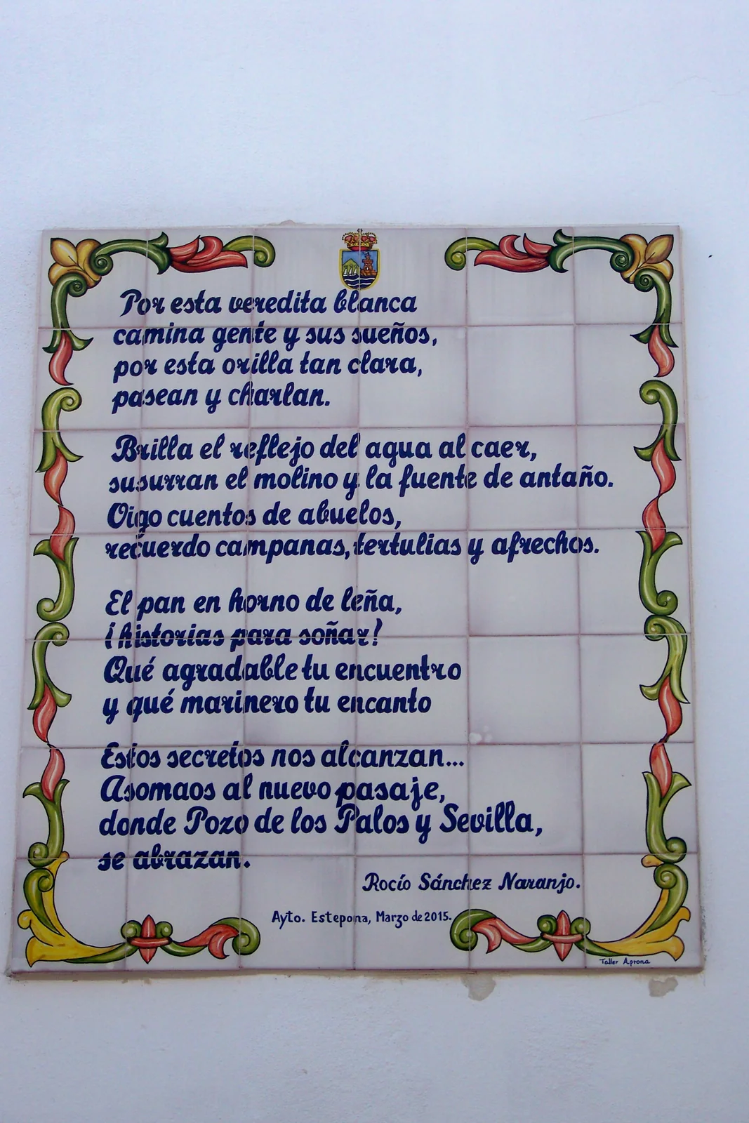 Poema · Pasaje Doña Francisca Contreras